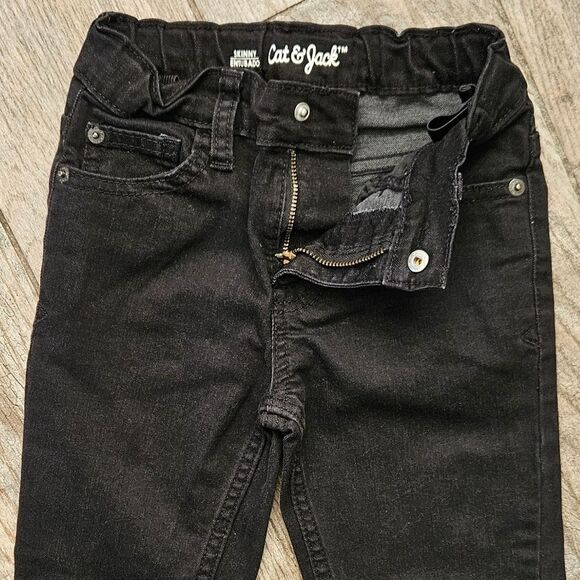 Cat & Jack Black Jeans Size 5 - Picture 2 of 6